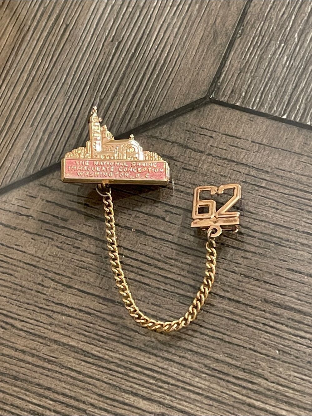 1962βLapel Pin The National Shrine of the Immaculate Conception Washington D.C.